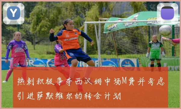 热刺积极争夺西汉姆中场M费并考虑引进萨默维尔的转会计划